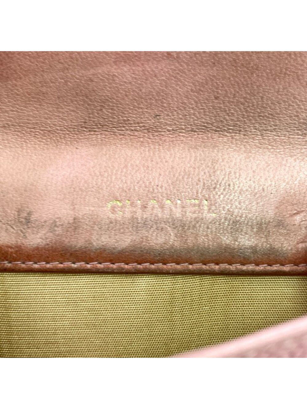 Chanel Fold Wallet Hook CC Logo Caviar Leather Pink - Picture 10 of 15